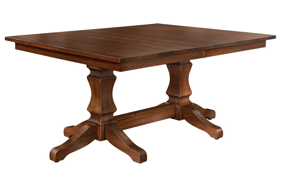 greenville double pedestal dining table